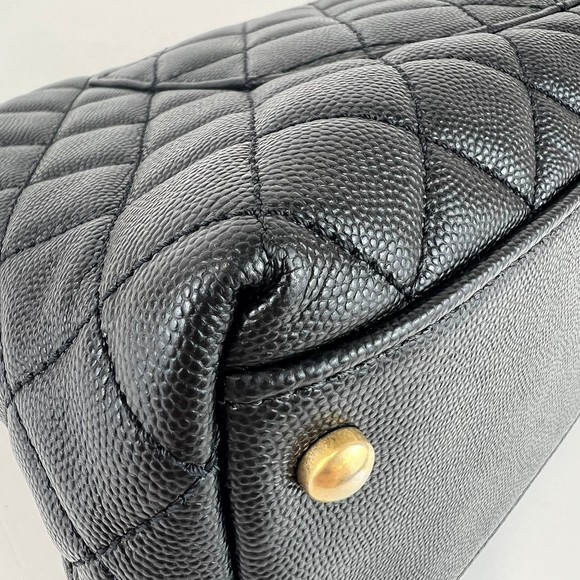 CHANEL Coco Handle Matelasse Chain Shoulder Black - Picture 10 of 16